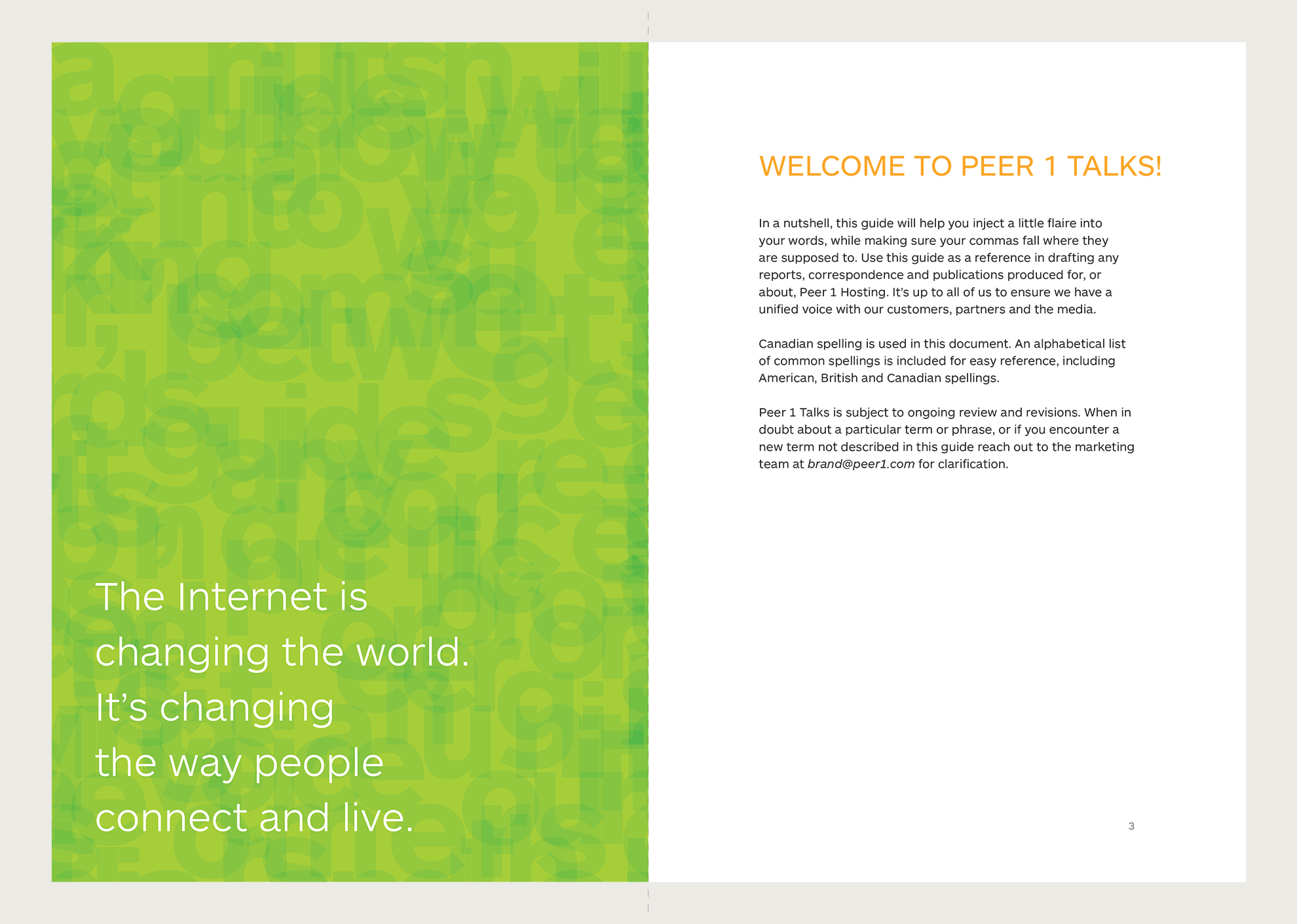 Peer 1 Hosting Guidelines