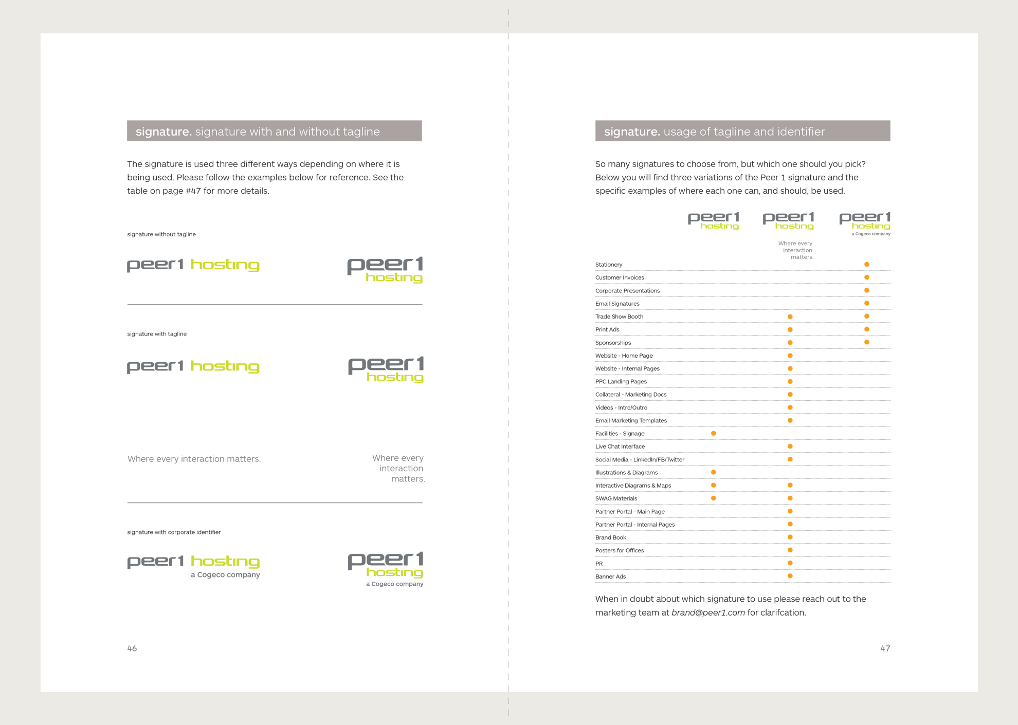 Peer 1 Hosting Guidelines