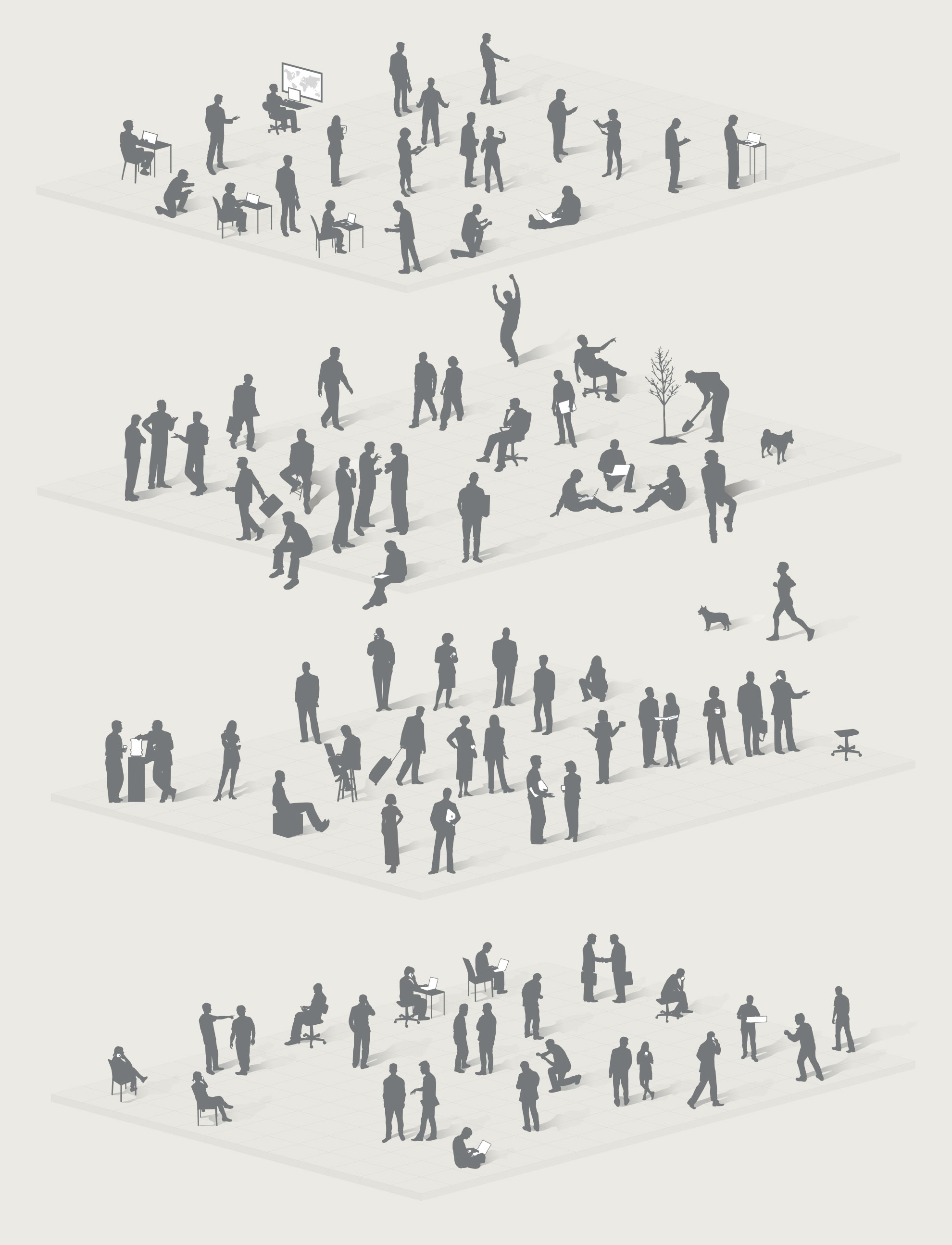 Peer 1 Hosting white paper illustrations